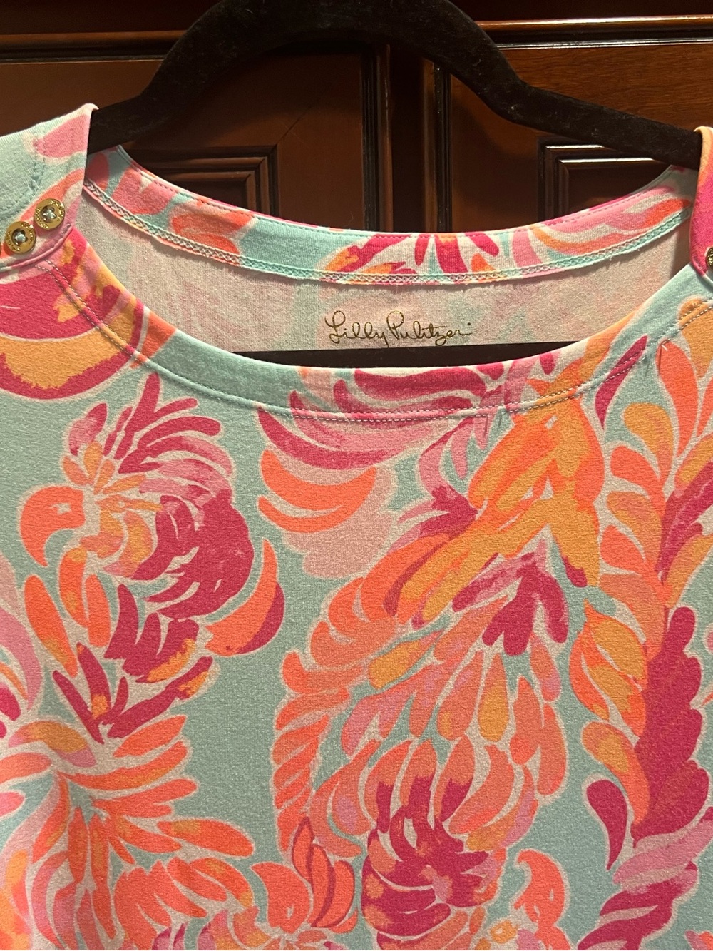 NWOT Lilly Pulitzer Sophie UPF 50+ Love Birds Print Dress Classic Resort - XXS - Picture 2 of 9